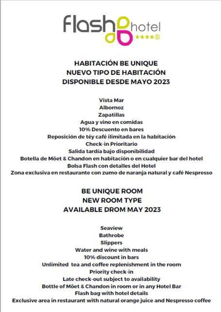 Hotel Flash - Recommended Adults Only 4 Sup Benidorm